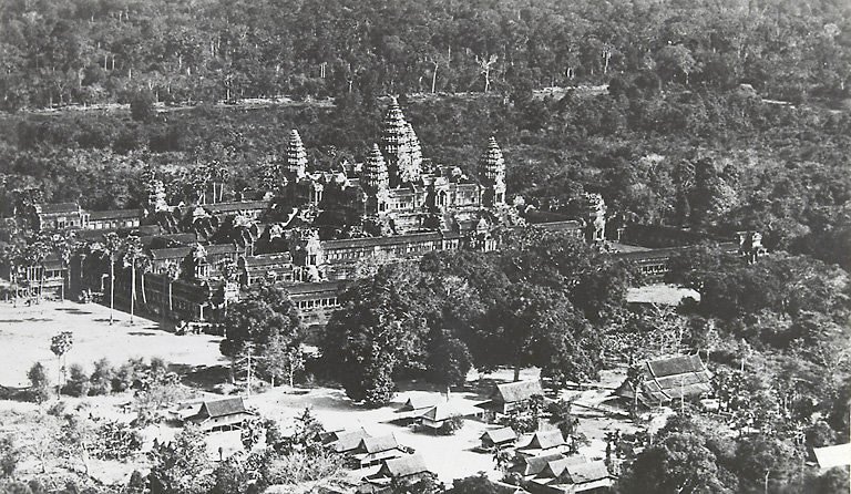 Angkor Wat around 1920 to 1930 - historic picture