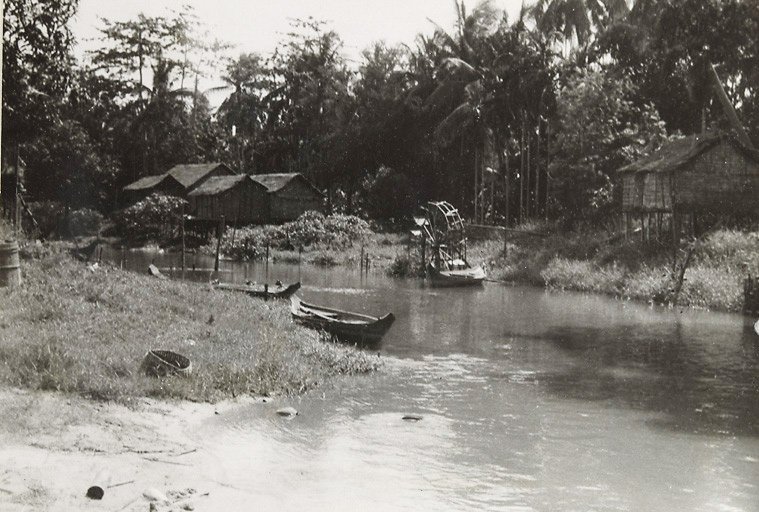 The Siem Reap river in 1948