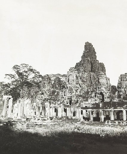 Historic picture of Bayon temple