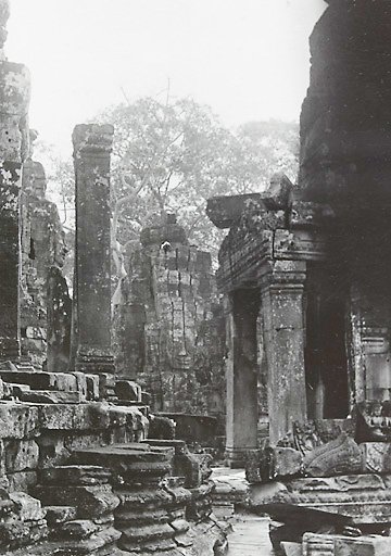 Historic picture of Bayon temple
