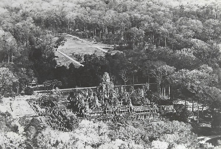 Historic picture of Bayon temple