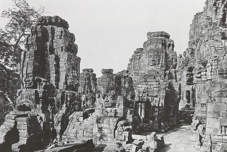 Historic picture of Bayon temple