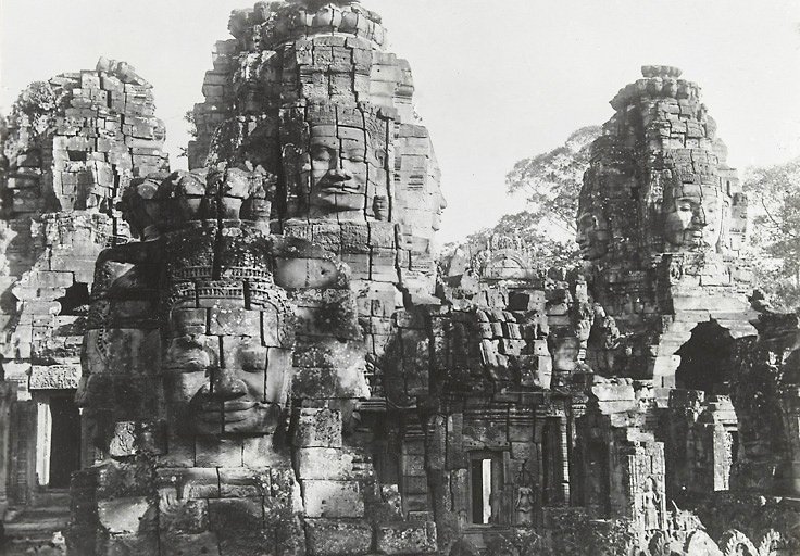 Historic picture of Bayon temple