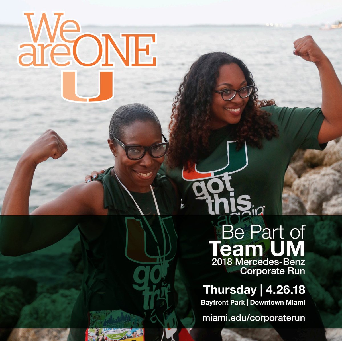 LifeAt_TheU's tweet photo. Save and Win! Register for the 2018 @corporaterun by Friday, March 9 to save $15 on your registration fee and be entered to win special prizes. #insideum #mbcr2018 https://t.co/dVyCOWhp0J https://t.co/iD6MWVHNqq