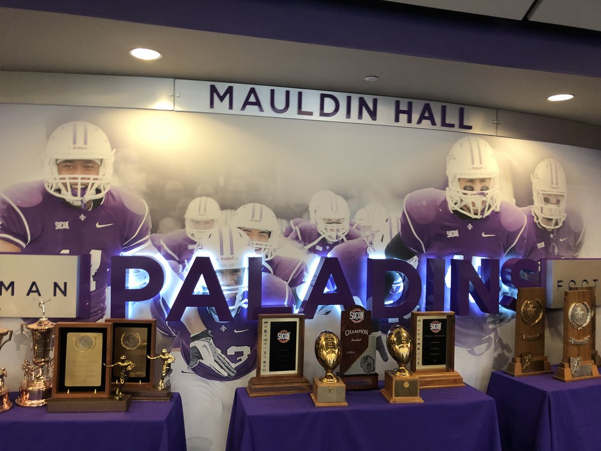 NPCoachZim's tweet photo. Great visit with @FurmanFootball Beautiful campus, great coaches and awesome facilities #WhyNP #UnderclassmanReport https://t.co/A2xJTPSyCy