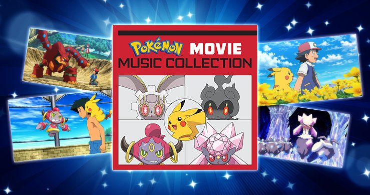 Pokemon's tweet photo. Turn up the volume, Trainers! Our Pokémon Movie Music Collection features songs from the four most recent Pokémon movies! https://t.co/Zyp3uiadtC https://t.co/qOQRnZV4UA