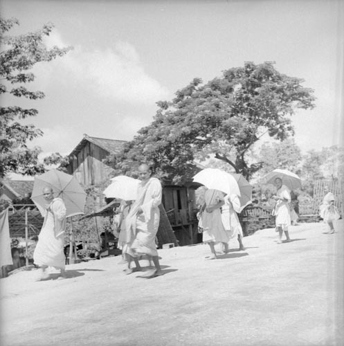 Monks and pagodas in Cambodia