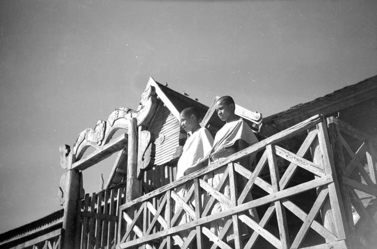 Monks and pagodas in Cambodia