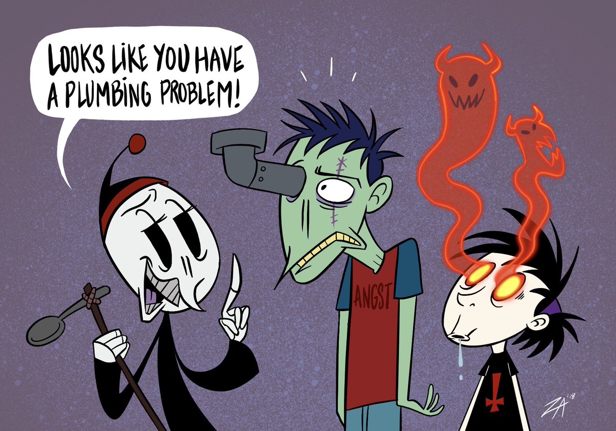 ZBoyCartoon's tweet photo. Have some wacky styled Z-Boy on this #WackyWednesday https://t.co/wfMqyygcz6