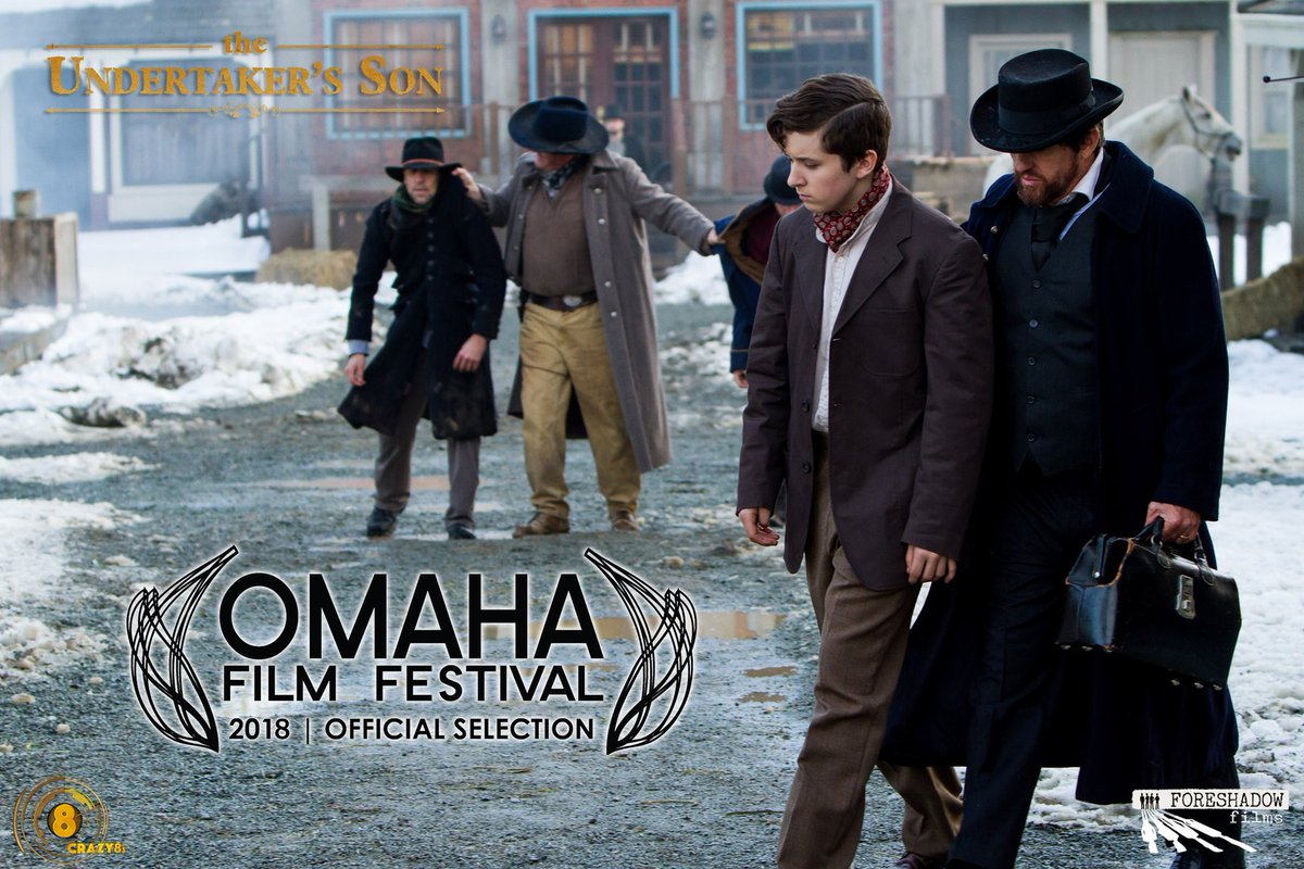 undertakerfilm's tweet photo. Excited to be playing at the Omaha Film Festival 2018!
short film block #7: Sat, Mar. 10 @ 11:30am
tickets: https://t.co/k72a7XoELB

#TheUndertakersSon #Undertakerfilm #ForeshadowFilms #Crazy8s #Crazy8sFilms17 #OmahaFilmFestival #Omaha #Nebraska #Canada #western #drama #short https://t.co/1PBLHObkJa