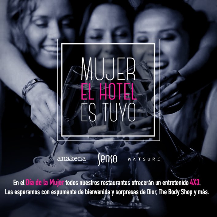 Las esperamos el 8 de marzo con un 4x3 en todos nuestros restaurantes!
Más información y reservas: mostg-restaurants@mohg.com o +56229503088