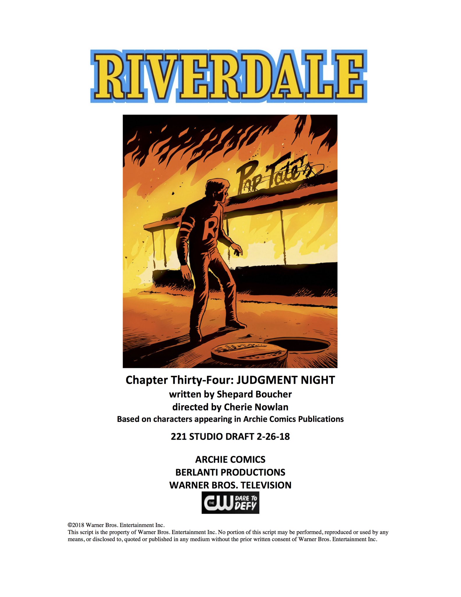 Trailer And Images For Riverdale Season 2 Episode 21 Judgment Night