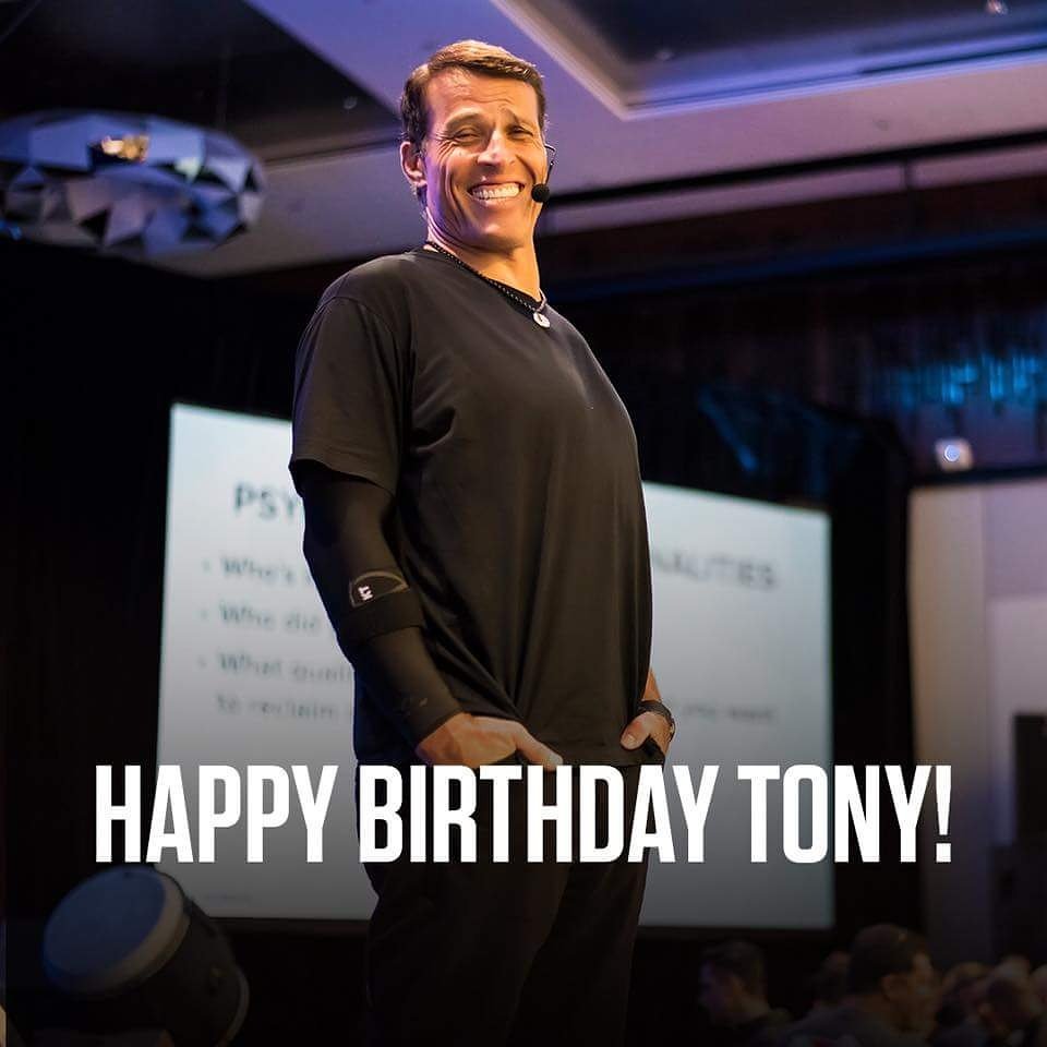Happy Birthday 
Tony Robbins!!! 