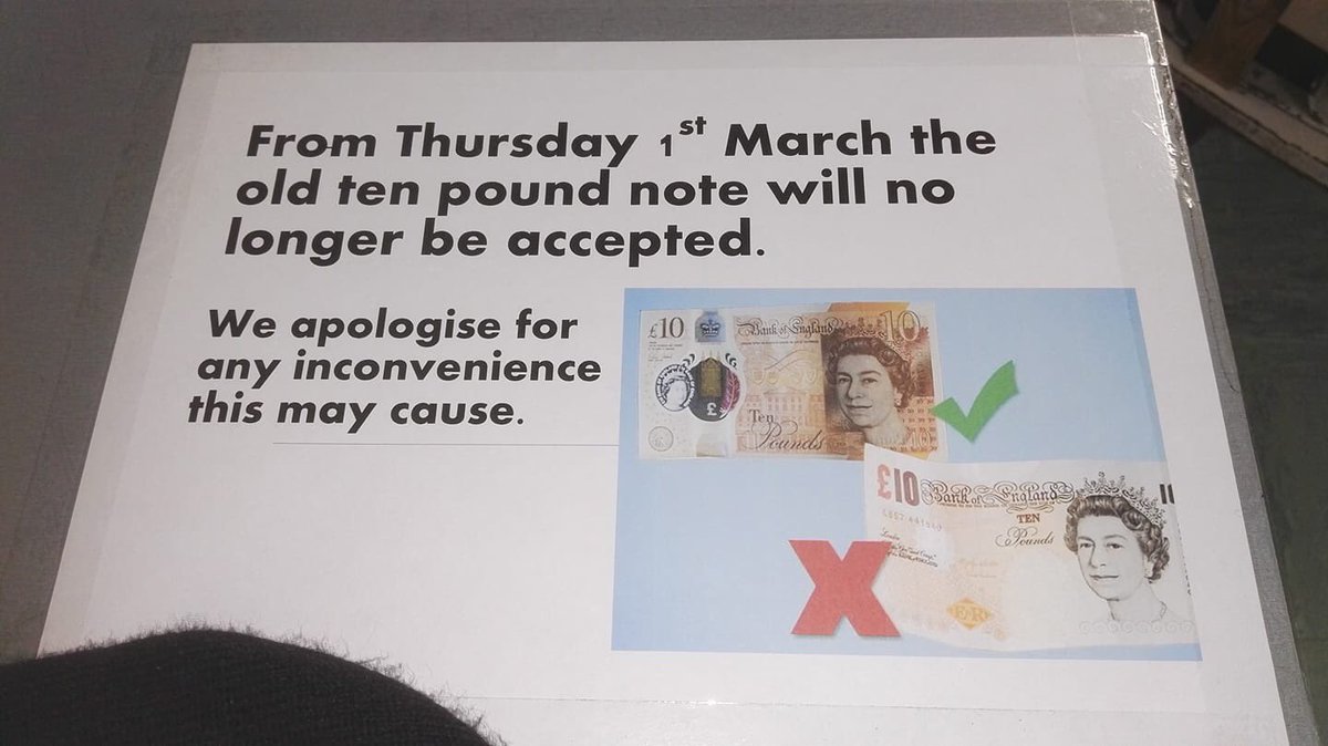 blokethatplays's tweet image. I however will still accept old #Tenners for the foreseeable future. DM me for details. #tenpoundnote