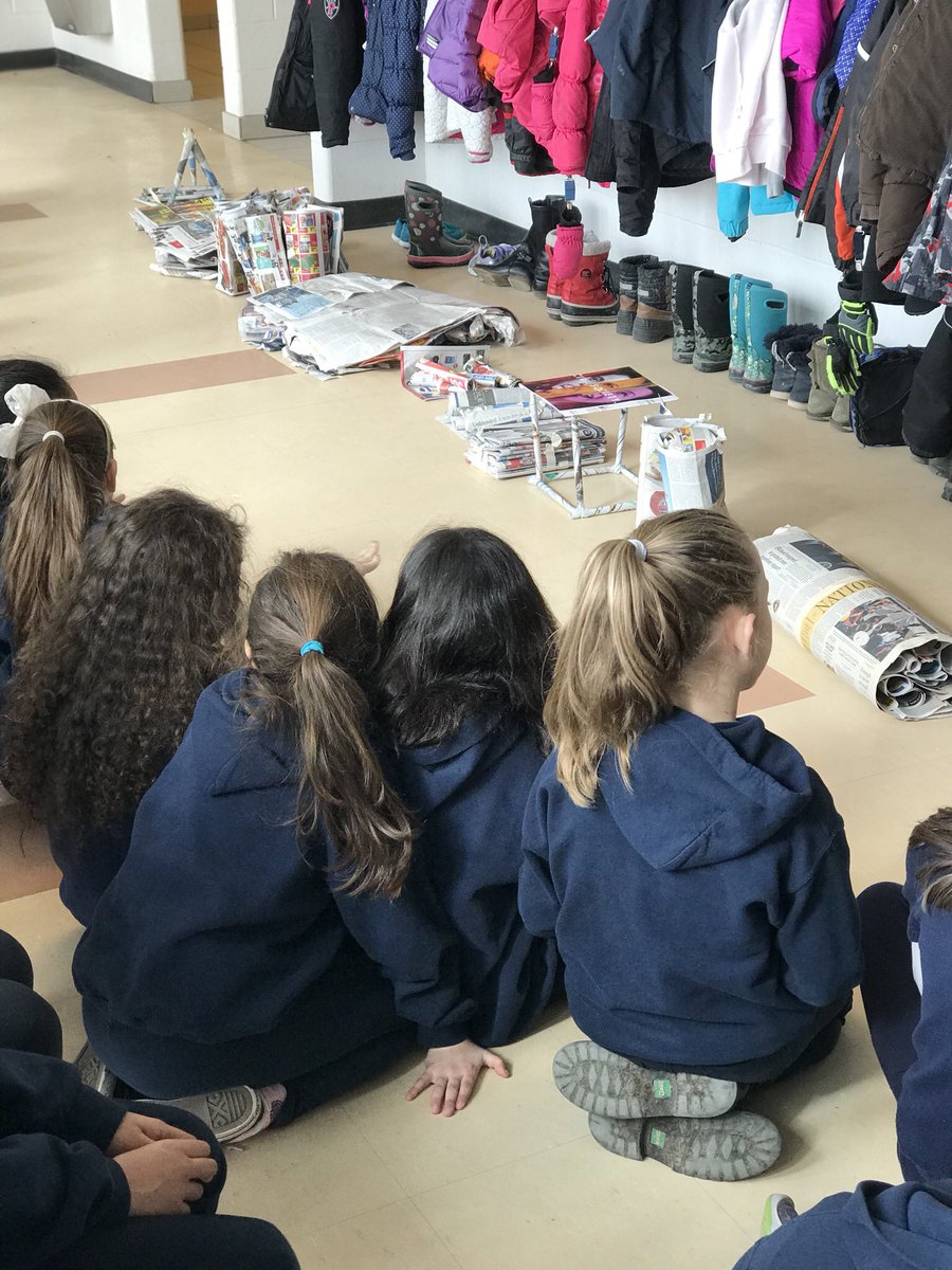 MarlenaEdu's tweet photo. Tried and tested grade 3 structures! Much of our success came from the process of building these structures together... but who doesn’t get excited when paper and tape can hold the weight of 10 textbooks!? @alannakouzosEDU @MsMonikaBtweets @StBonniesCS #collaboration https://t.co/RHeFRXoC9o