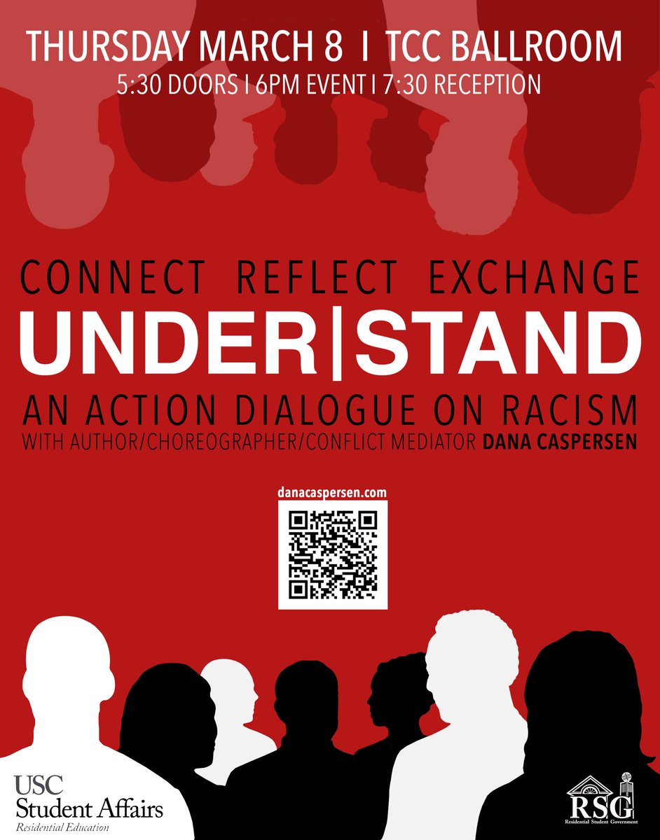 USC_OWHP's tweet photo. UNDER | STAND is an interactive event designed for the entire USC community to explore and connect with. It focuses on racism and diversity and is very experiential. Thursday March 8th at 6:00PM at TCC Ballroom #diversity #wellness #BeWellUSC #FightOn #EducateYourself https://t.co/LkzZsMiYi6