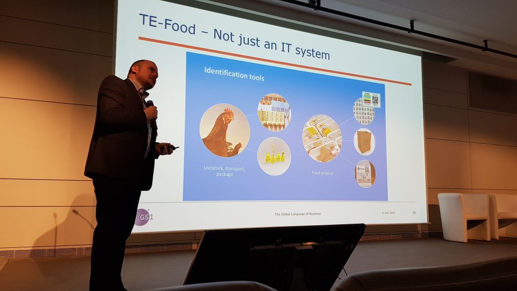 leanid_h's tweet photo. RT @TE_FOOD DΓ‘vid KΓ©tszeri, Partnership Director at GS1 Hungary presents TE-FOOD on #GS1 Global Forum 2018 in Brussels. 836 visitors from 96 countries are attending to the conference.
#gs1globalforum18 #tokensale #tefood #knowwhatyoueat #blockchain #blockchainforfood #tfoodtoken https://t.co/YbgcgmheTo