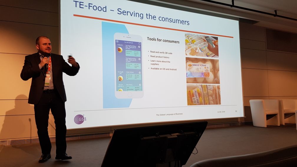 leanid_h's tweet photo. RT @TE_FOOD DΓ‘vid KΓ©tszeri, Partnership Director at GS1 Hungary presents TE-FOOD on #GS1 Global Forum 2018 in Brussels. 836 visitors from 96 countries are attending to the conference.
#gs1globalforum18 #tokensale #tefood #knowwhatyoueat #blockchain #blockchainforfood #tfoodtoken https://t.co/YbgcgmheTo