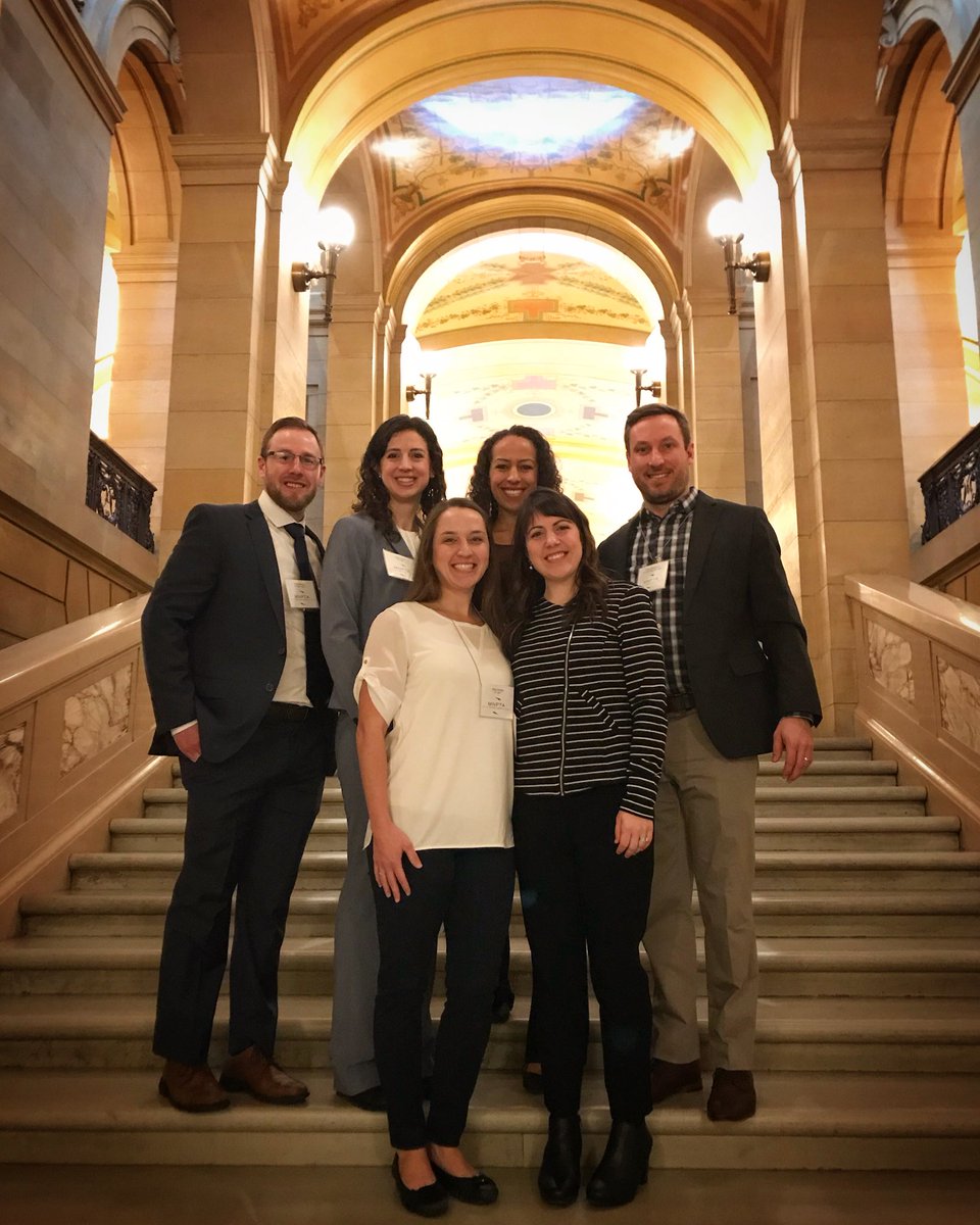 HilaryDPT's tweet photo. Doctors of Physical Therapy from @TRIAortho advocating for our patients at the @MNAPTA Day on the Hill! #PTHillDay https://t.co/dqJbKaplJP