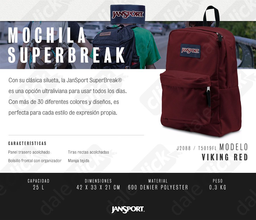 JanSportPy's tweet image. La #VikingRed es nuestra favorita para la vuelta a clases. 😎👌🔝🔝🆒🆒 ¡Una auténtica Superbreak! 😁🎒🎒🎒