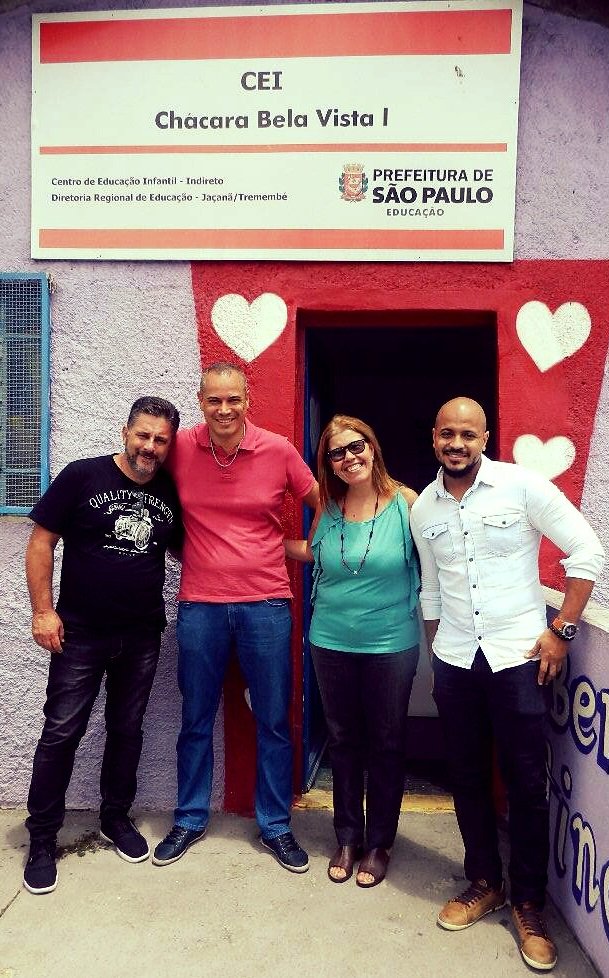 Estivemos no CEI Chácara Bela Vista I, na zona leste de São Paulo, para o encerramento da ação realizada no Natal, quando reunimos nossa equipe para arrecadar brinquedos para as 70 crianças da creche. Vamos guardar com carinho a recordação do sorriso no rosto destes pequenos!