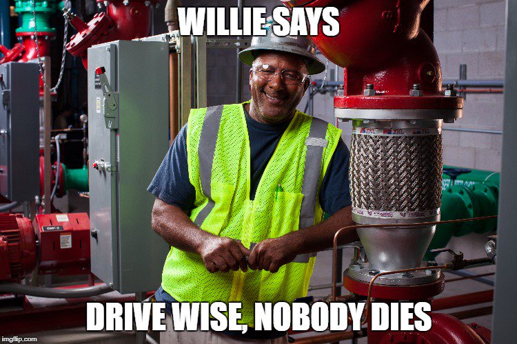CSUSASW's tweet photo. #WillieSays I noticed we've been getting some rain lately! Since stopping distances increase when it rains, you should increase following distance and eye lead time too. #5x5ForSafety #SafetyWednesday #csusasw #scottfouststudios https://t.co/BCpVl2ZgJy