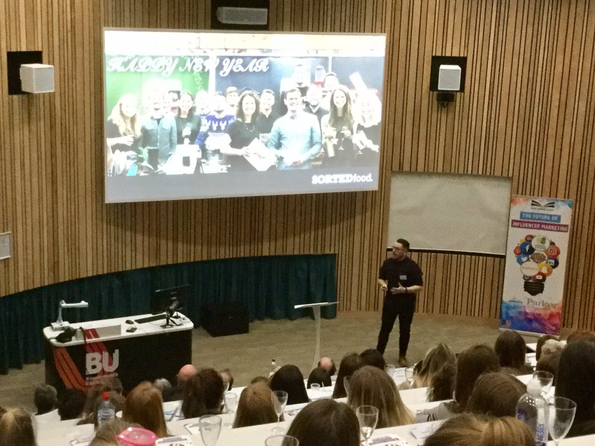 DrJoyceC's tweet photo. @sortedfood thanks for your talk at BU #MWE18 event. Great to hear how you all sorted out different challenges and evolved to what you are today. #BUproud https://t.co/oBWhR0A8dJ