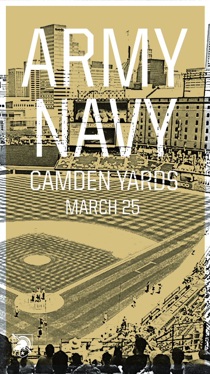 ArmyWP_Baseball's tweet photo. 🚨BREAKING NEWS🚨

One more @MLB ballpark checked off the bucket list.
The Army-Navy rivalry travels to @Orioles's #CamdenYards

#GoArmy #BeatNavy https://t.co/TgOHcmWH4l