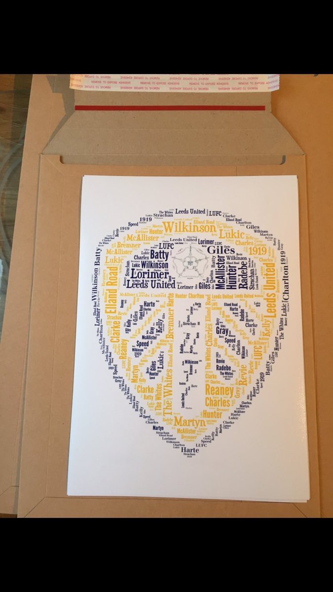 AGT79's tweet photo. Tag a Leeds United fan...
I’m giving this print to a follower at 11pm on Thursday night.
To enter;
- RT
- Follow me
Thanks! https://t.co/oj8MnMZ2Eh