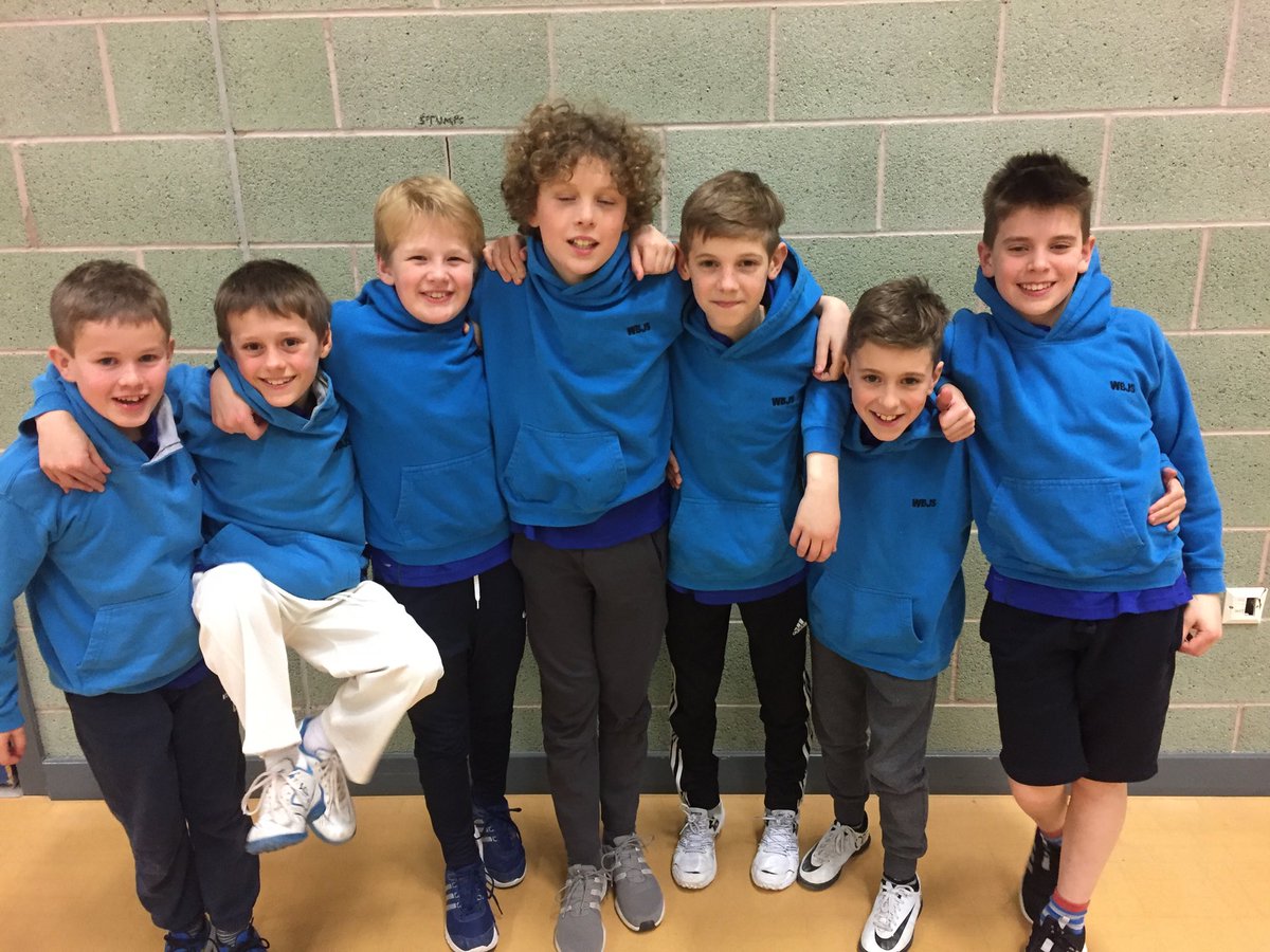 Our boys celebrating two wins out of two at the Indoor Cricket.