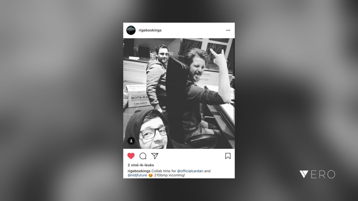 nl_djfuture's tweet photo. Collab with @Cardan #producer #dj #rige #bookings #martijn #our #hero @VeroTrueSocial https://t.co/Oob4wINkDT