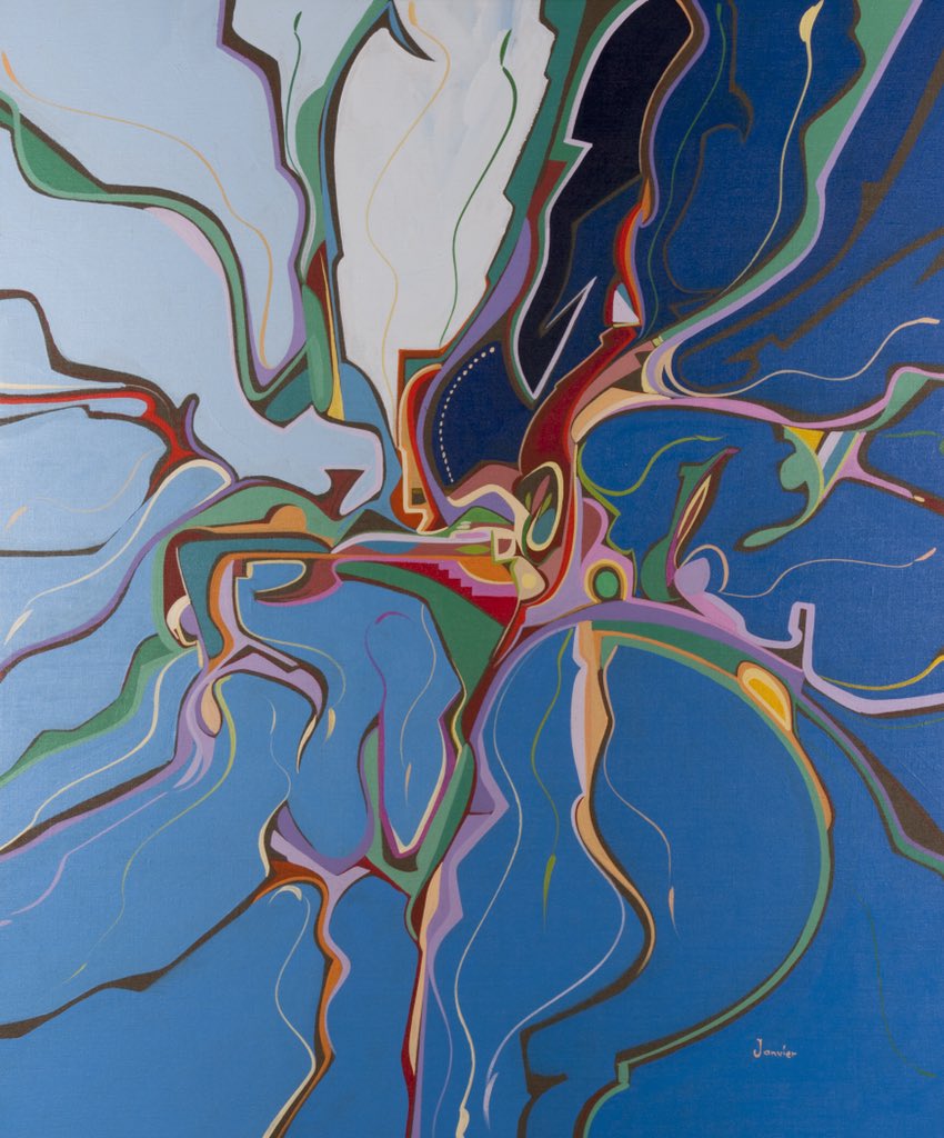 Glenbow (@glenbow) on Twitter photo Happy birthday to Alex Janvier – 83 years old today and still painting 6 to 7 days a week. Glenbow is thrilled to be hosting the exhibition “Alex Janvier: Modern Indigenous Master,” fromJune 16 to Sept 9, 2018
Alex Janvier, Cold Lake Air, 1994, Collection <a href="/AFA1991/">Alberta Foundation for the Arts</a> © Alex Janvier Happy birthday to Alex Janvier – 83 years old today and still painting 6 to 7 days a week. Glenbow is thrilled to be hosting the exhibition “Alex Janvier: Modern Indigenous Master,” fromJune 16 to Sept 9, 2018
Alex Janvier, Cold Lake Air, 1994, Collection <a href="/AFA1991/">Alberta Foundation for the Arts</a> © Alex Janvier