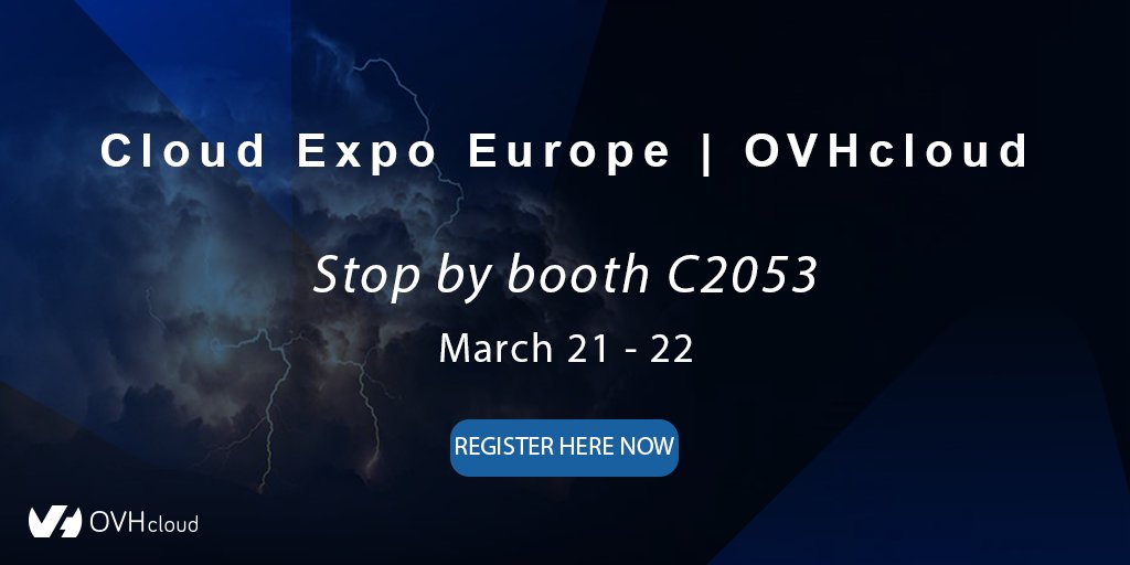 We're excited to be a multi-cloud sponsor @CloudExpoEurope on March 21-22! Come see us at booth C2053 to learn more about our OVH #cloud offerings. Register now: bit.ly/2EFYIU7 #CEE18