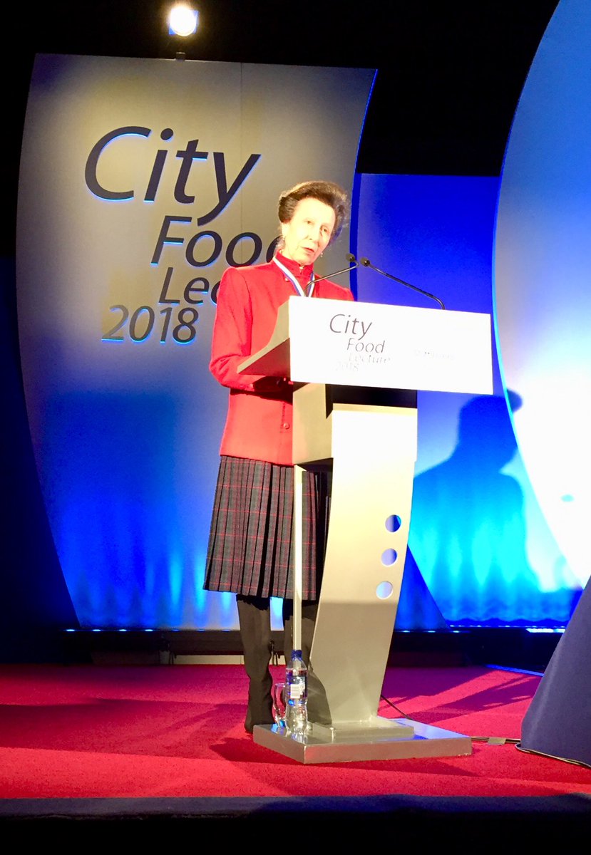 HRH the Princess Royal sums up #cityfoodlecture by suggesting that Tesco’s level of understanding of how we improve things needs replicated through the supply chain