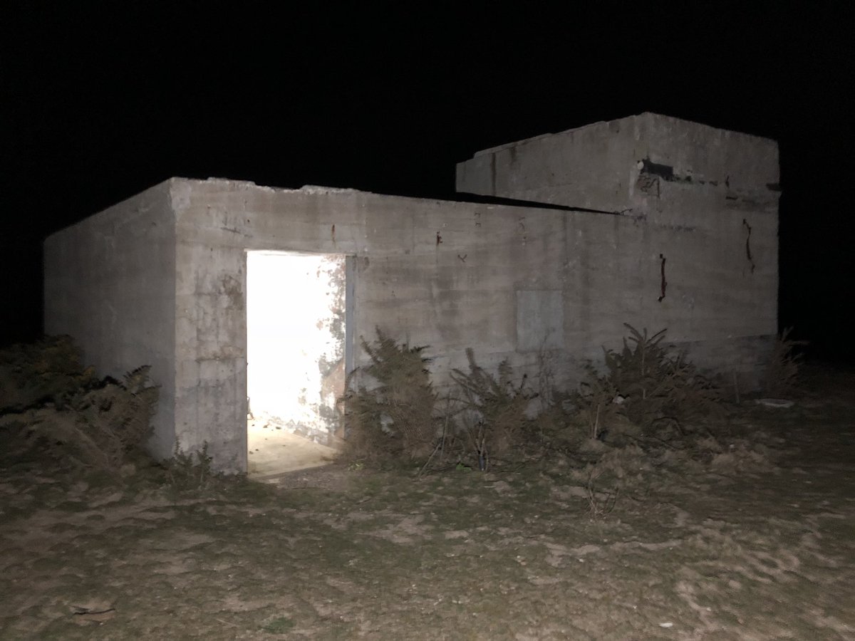 PhilMarett's tweet photo. A cold night 3d Scanning an Observation Bunker #bunker #explore #discover #history #wwii #ww2 #matterport #jerseyci https://t.co/RHWFuB4MHY