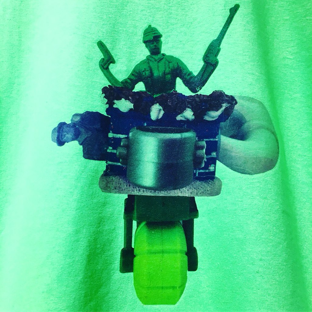 ExploringSenses's tweet image. #toyhack #tshirt experiment with tonal shades of #green - artwork made by local youth artist in collaboration with #esmakerlab artists during #makerlabmonsters worship. You can make RAD things-  book a workshop exploringsenses.co.uk
#toyhacking #hove #brighton