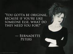 Happy birthday Bernadette Peters! What\s your favorite moment?  