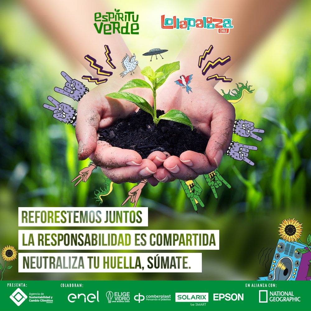 ¿Sabías que en el próximo #LollaCL podrás aportar con tu pulsera cashless a la reforestación de bosque nativo en las zonas afectadas por los incendios 2017? Conoce más aquí → lollapaloozacl.com/reforestacion/