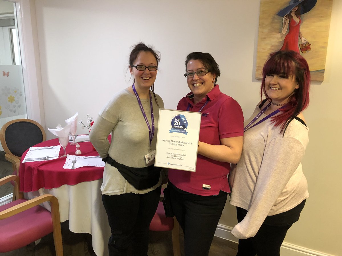 rachsohorye's tweet photo. Our shiny Top 20 Care Home Award arrived today from @carehome_co_uk Well done again #teamregency @LuxurycareGroup ⭐️ https://t.co/3txLDi8Eiu