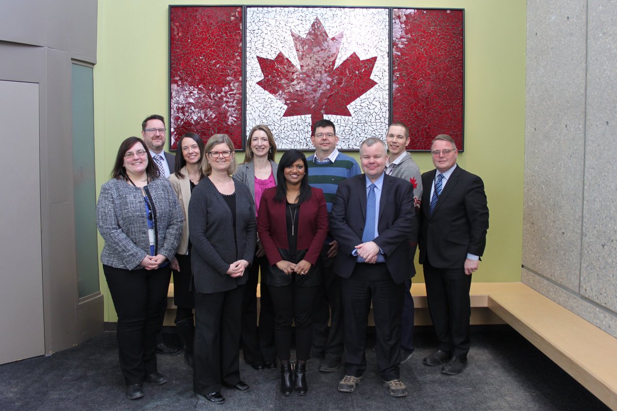 Memories of last week's excellent tour of the Winnipeg TC with <a href="/SThomasCRA/">S. Thomas</a>. Important for us to stay in touch with our clients. #OneHR for #OneAgency #teamyellow