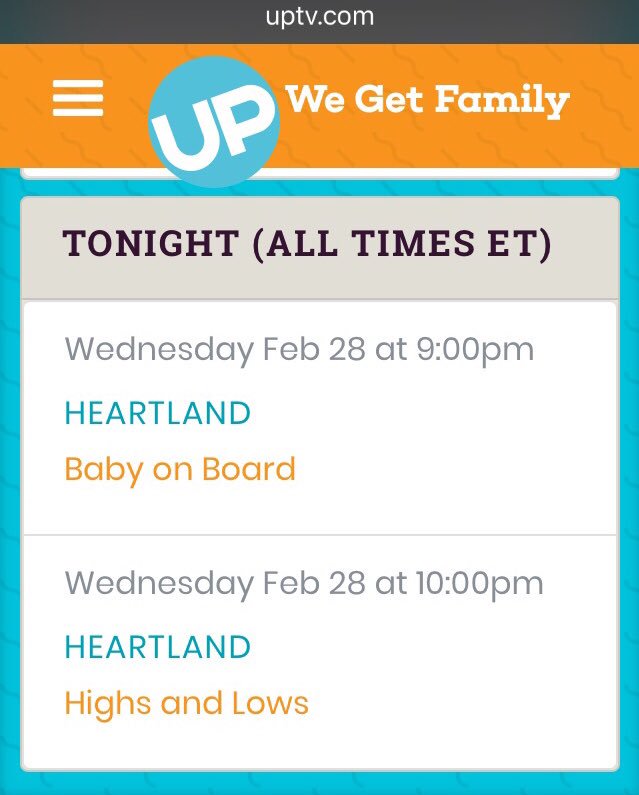 While we in 🇨🇦Canada still have 12 days before a new season 11 episode airs on <a href="/CBC/">CBC</a> (on March 11), the 🇺🇸USA can watch the first 2 episodes of Season 11 in a few hours as UP begins airing the new season TONIGHT!
America - enjoy!
#iloveheartland
