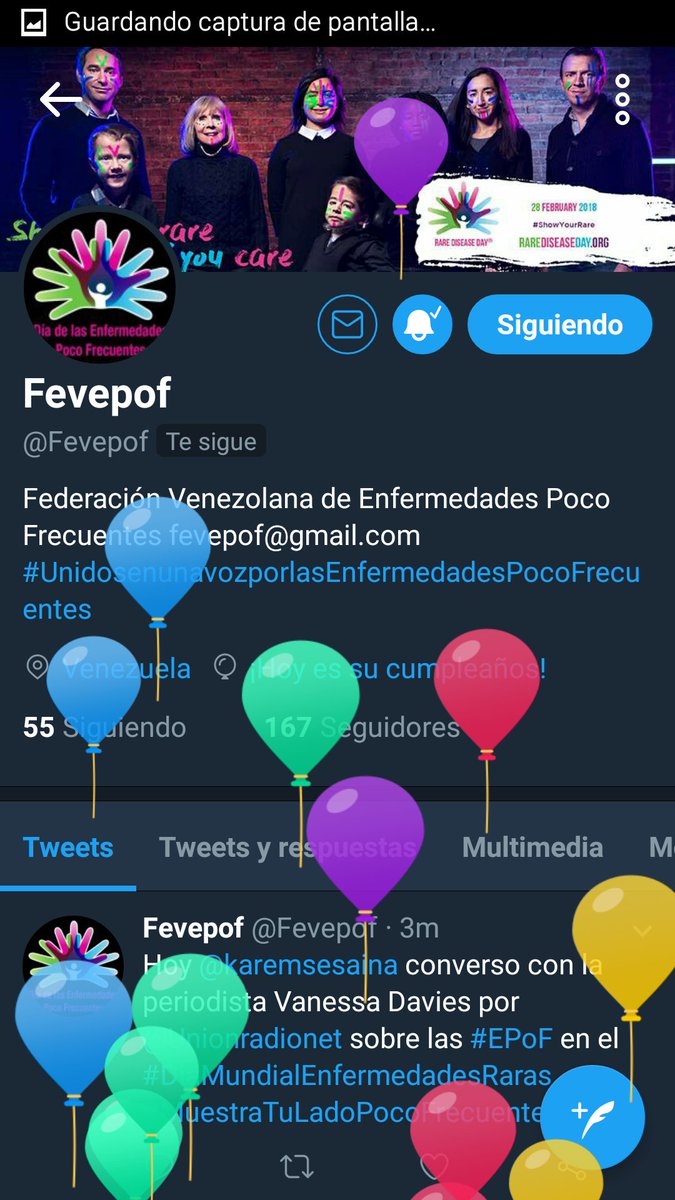 Fevepof's tweet photo. Gracias #Twitter por conmemorar nuestro #DiaMundialEnfermedadesRaras 
#MuestraTuLadoPocoFrecuente https://t.co/DriYDASrPt