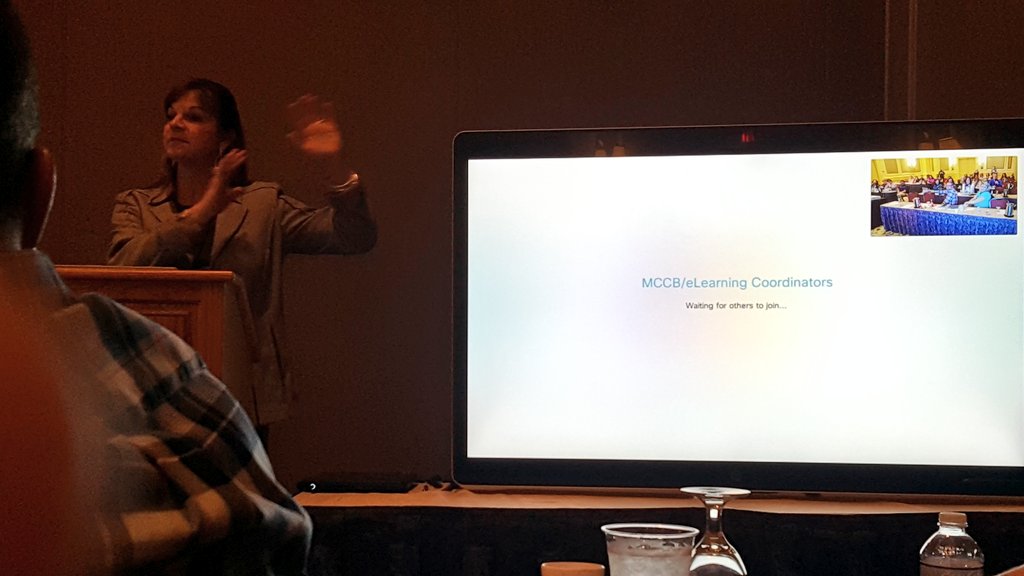 marie_roberts2's tweet photo. Getting familiar with the newest @MSVCC partner @NWNCorporation / @CISecurity Web Conferencing Tool - so excited about these new features! #CFTTC #CFTTC2018 https://t.co/f8ZvSqOigA