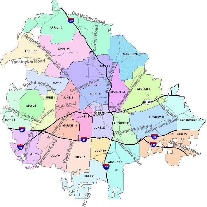 City of WinstonSalem, NC on Twitter "Bulky item collection returns