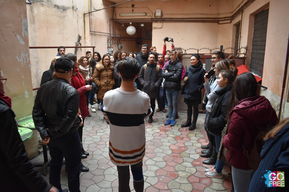 AsociatiaGoFree's tweet photo. Small talks with the volunteers of #PrideRomania Association. #TLWE #TheLongWayToEurope #GoFree https://t.co/Ry5W7dM8tJ