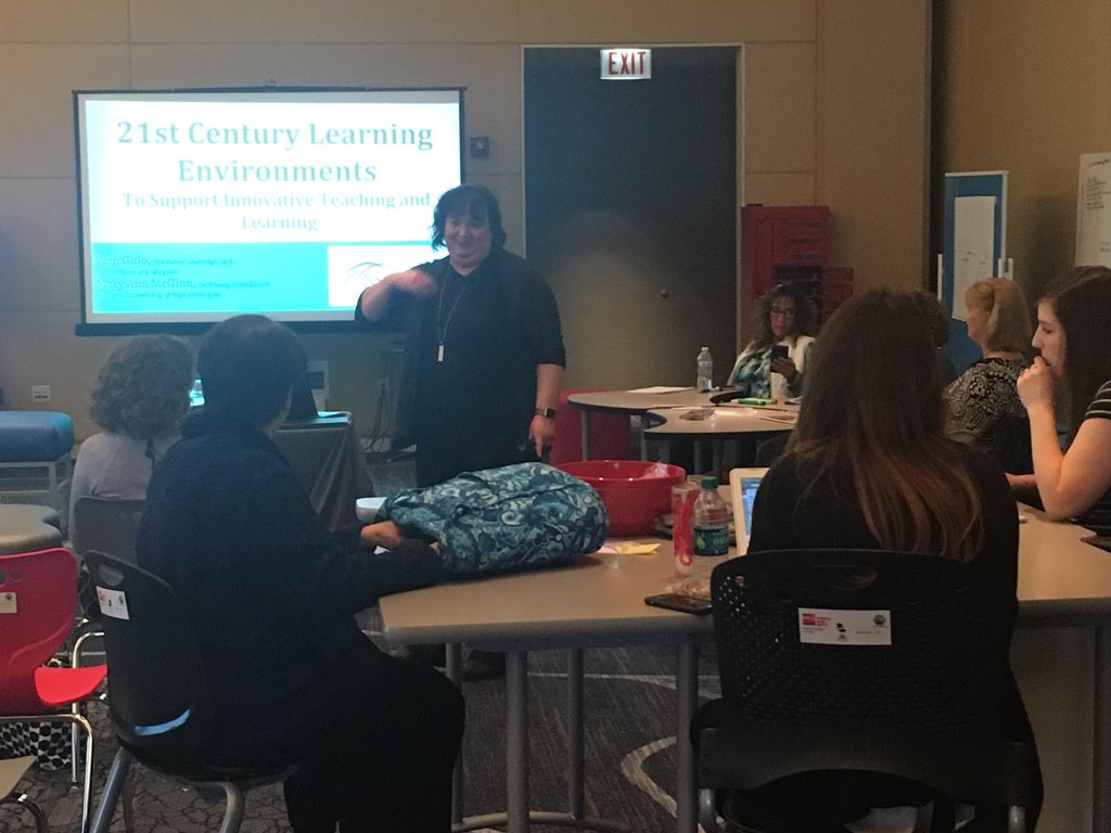 JoanObial's tweet photo. Inspired by @pguio1 connecting  &amp; presenting  w/ #ICE2018 educators - 21st Century Learning Environments to Support Teaching &amp; Learning  @NSSEO_org  #NSSEOconnects https://t.co/vxn4qN2grS