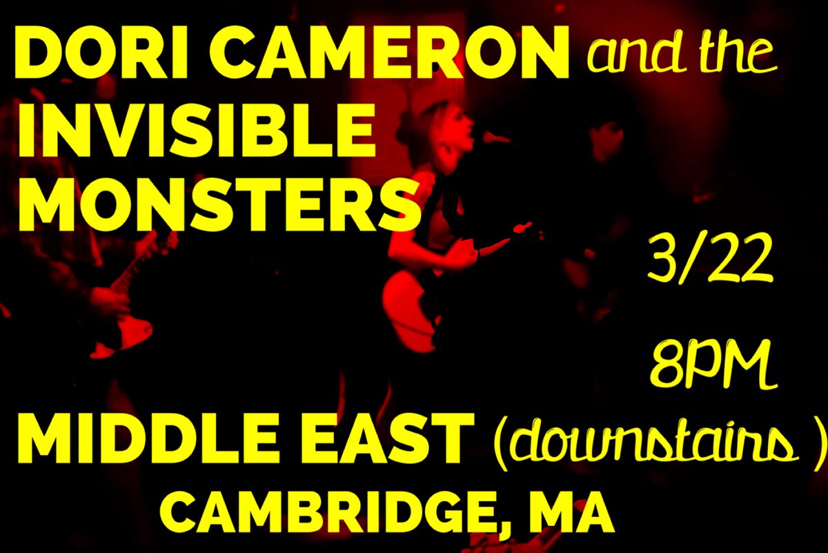 Dori_Cameron's tweet photo. ✨BOSTON!!✨We’re playing at the Middle East on 3/22!! Save the date, gonna be a blast!! 🎸🥁🎙
.
.
.
.
.
@wemfradio #wemf #bostonma #cambridgema #middleeastcambridge #guyswhorock #girlswhorock #fendermustang #violentmuse #doricameron #doricameronandtheinvisiblemonsters https://t.co/eDGYovcouQ