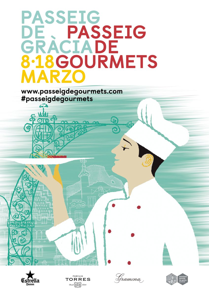 gemaesantiago's tweet photo. Passeig de Gourmets, I Festival Gastronómico en el Passeig de Gracia.

Del 8 al 18 de Marzo disfruta de la alta gastronomía del paseo más visitado de #Barcelona.

4 actividades gastronómicas aptas para todos los precios.

#passeigdegourmets
https://t.co/3tFw2P6AE5 https://t.co/MgZGBzF1V4