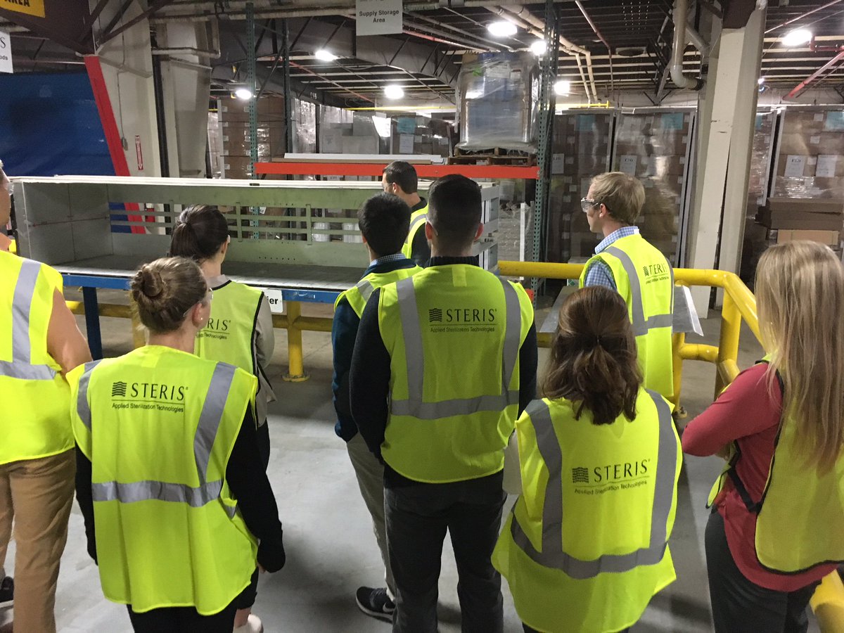 MEng students at Steris to study medical device sterilization