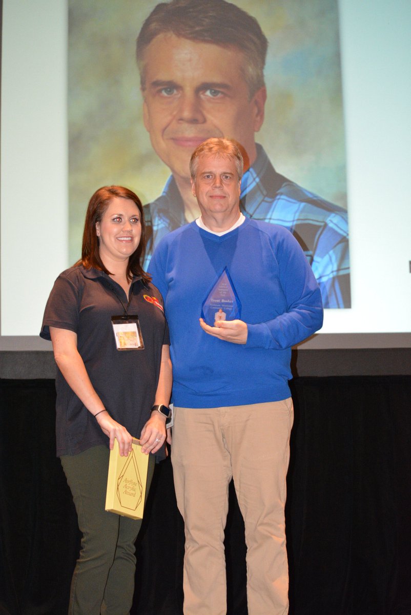 CFTTC's tweet photo. Congratulations to Trent Booker, history instructor at Northwest MS CC, for being named the MSVCC Instructor of the Year at CFTTC 2018!! 
#CFTTC #CFTTC2018 #MSVCC https://t.co/7UYXVW9U03